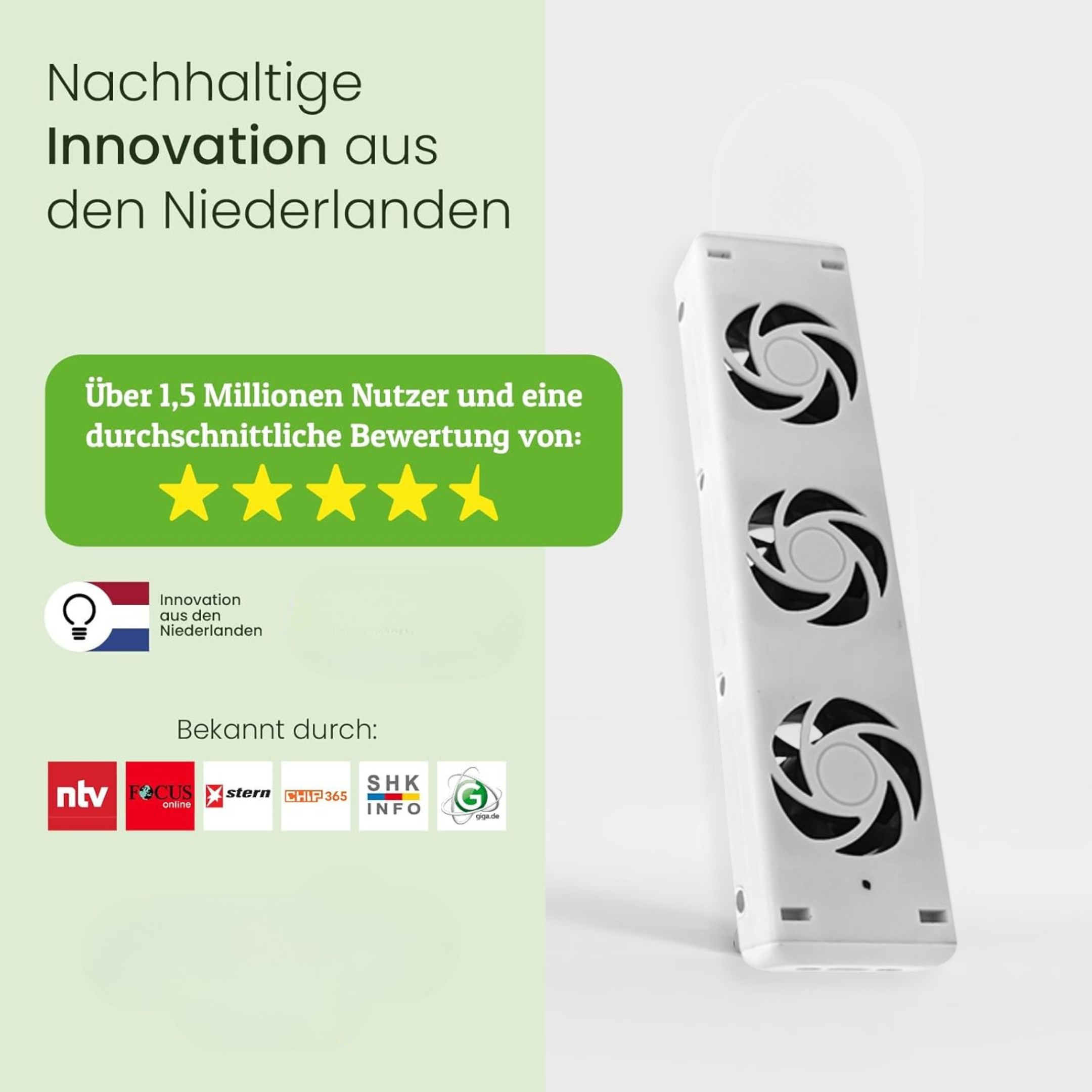 HeatForce™ Heizkörperventilator Duo-Set