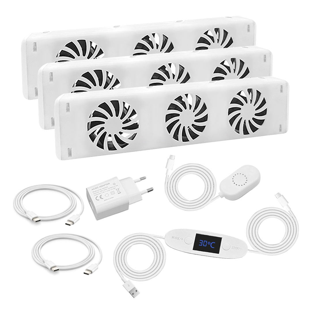 HeatForce™ Heizkörperventilator Trio-Set